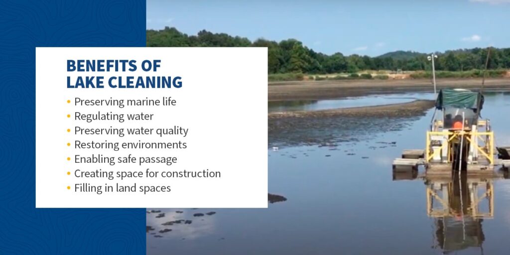 dredge cleaning lake benefits