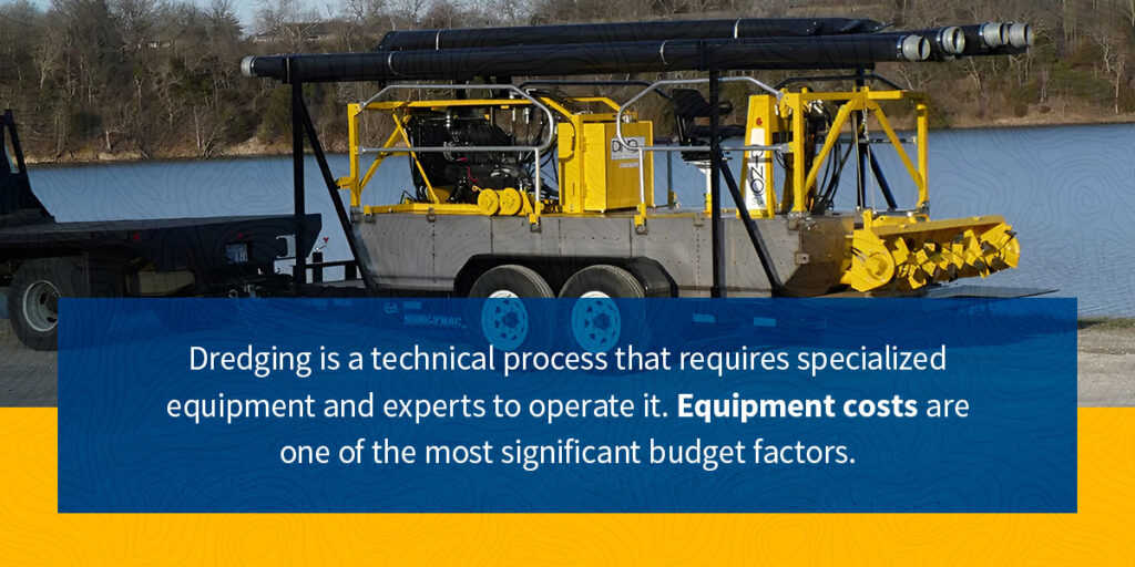 dredging equipment costs
